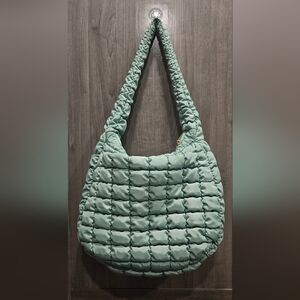 Urban Expressions Quilted Green Bag